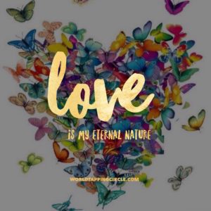 love is eternal nature butterflies heart eft world tapping circle