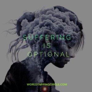 suffering is optional smoke in woman's head eft world tapping circle