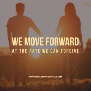 move forward couple holding hands sunset eft world tapping circle