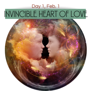 10,000 Tapping Day 1 Invincible Heart of Love Circle